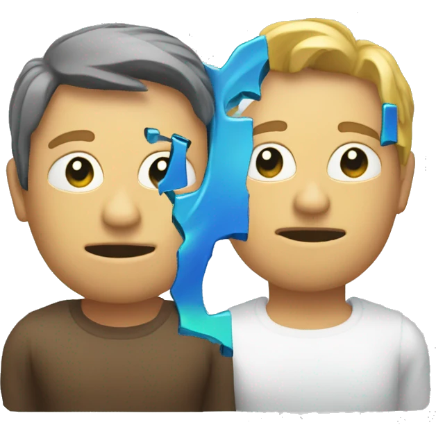 A broken or glitchy software icon emoji