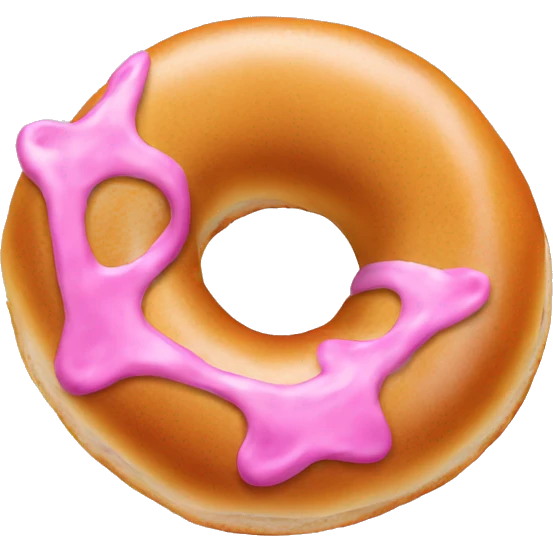 pink bagel emoji