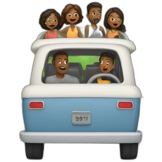 family road trip emoji