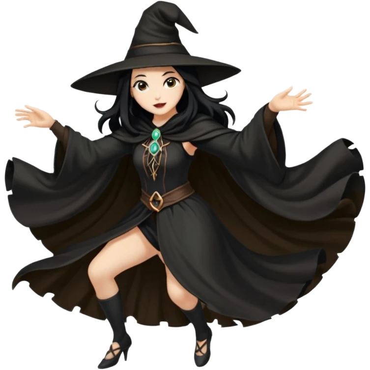 A witch dancer emoji