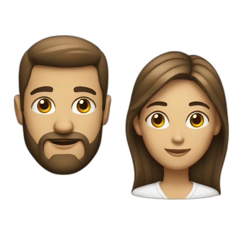 Homme et femme emoji