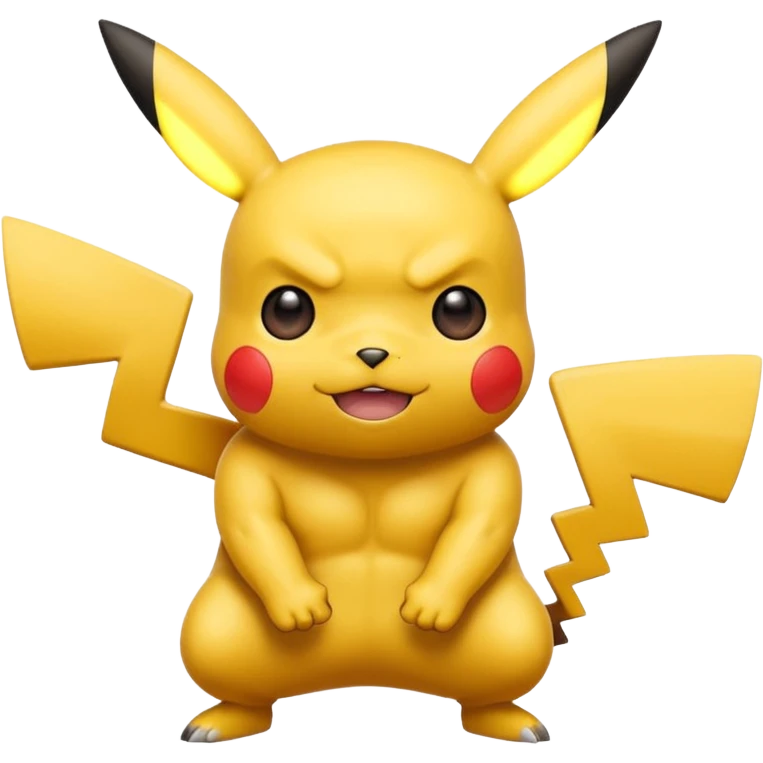 pikachu working out emoji