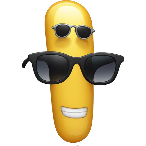 Clippy with sunglasses emoji
