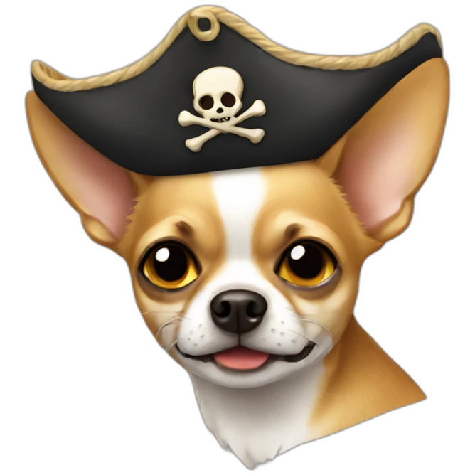 pirate chihuahua emoji