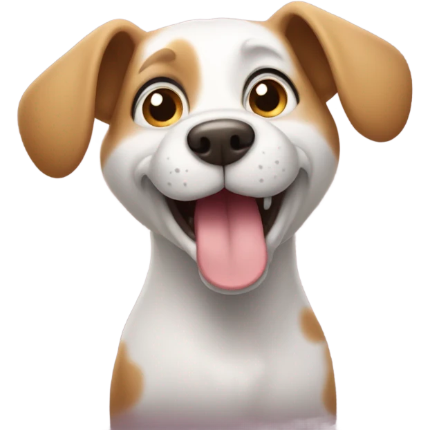 Dog love emoji