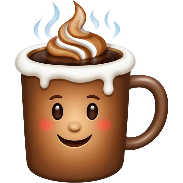 christmas coffee emoji