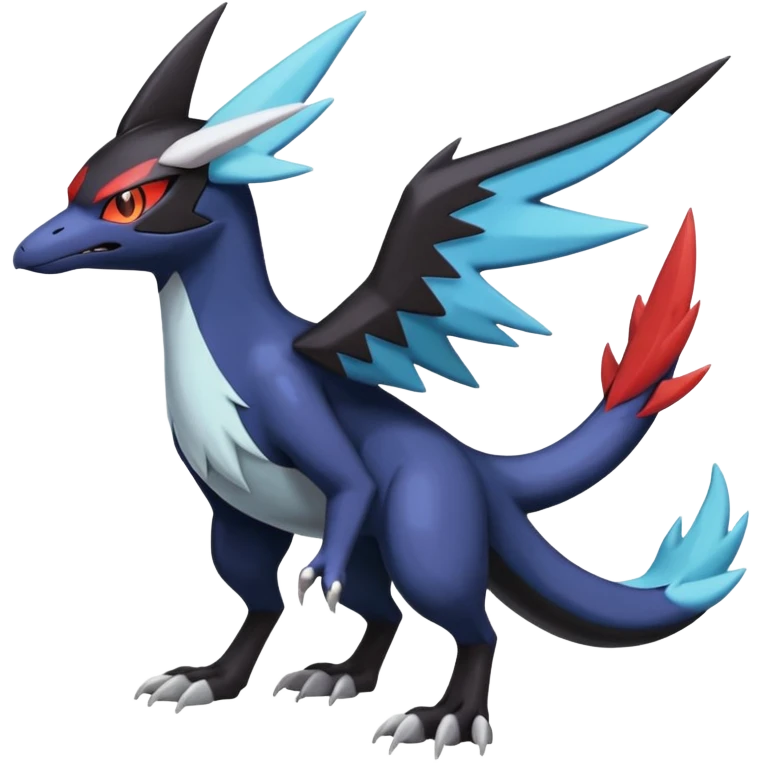 Spooky Nargacuga-Latios-Latias-Umbreon-Noibat-Noivern-Silvally-Pokémon-Fakémon-fusion (full body) emoji