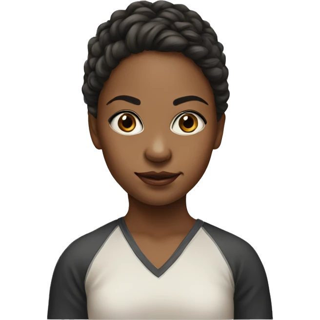 realistic portrait of a girl emoji
