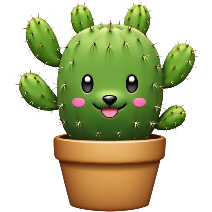 toki doki cactus  dog emoji