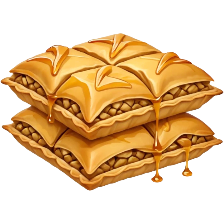 baklava 1 peice  emoji