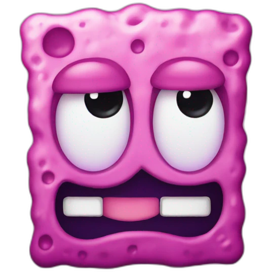gradiant pink/purple-spongebob emoji