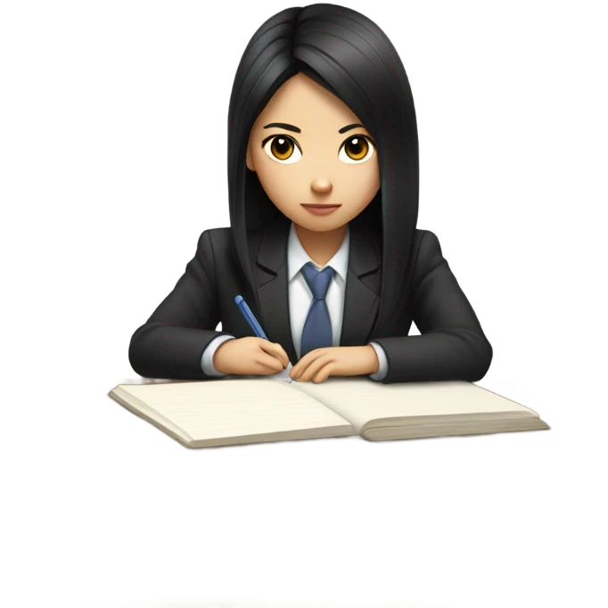 chinese girl working emoji