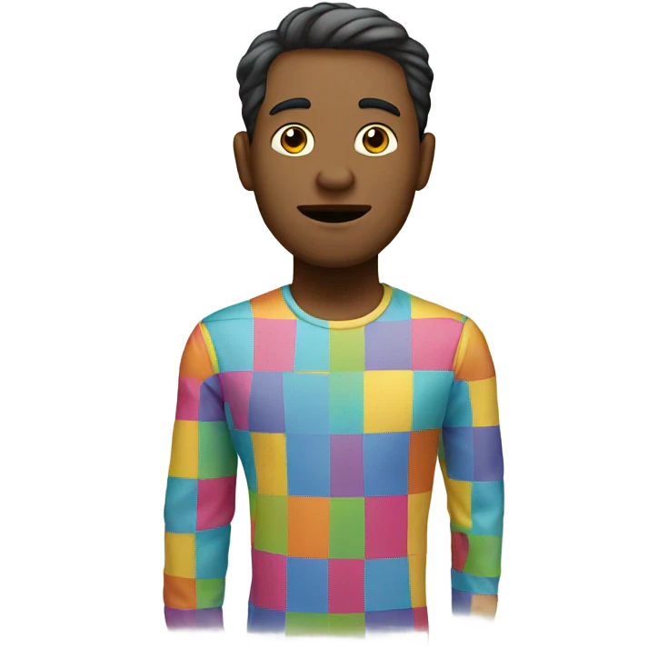 guy with a small dress emoji