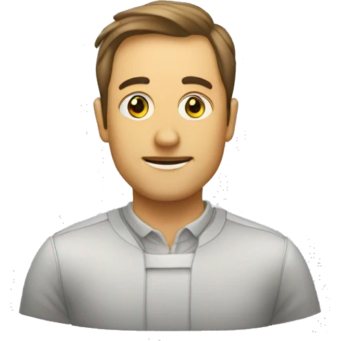 datos curiosos con un señor diciendolo emoji