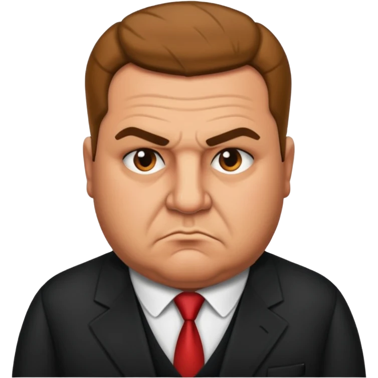 владелец фирмы пухлый и серьезный опасный мафия emoji