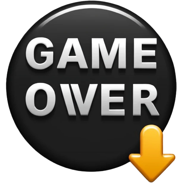 game over  icon emoji