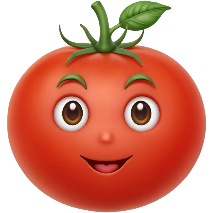 Tomato with heart eyes emoji