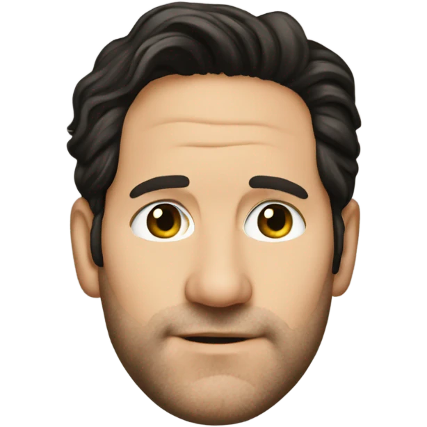 Paul Rudd with shirt over his face emoji