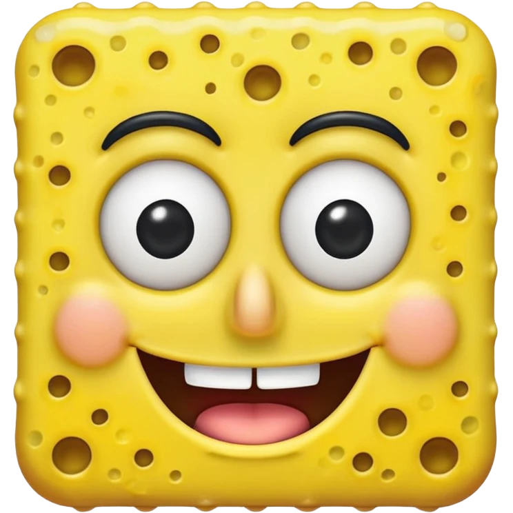 SpongeBob face emoji