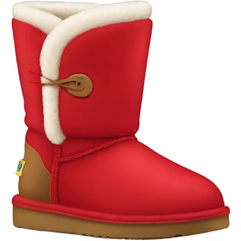 Red Ugg boots emoji