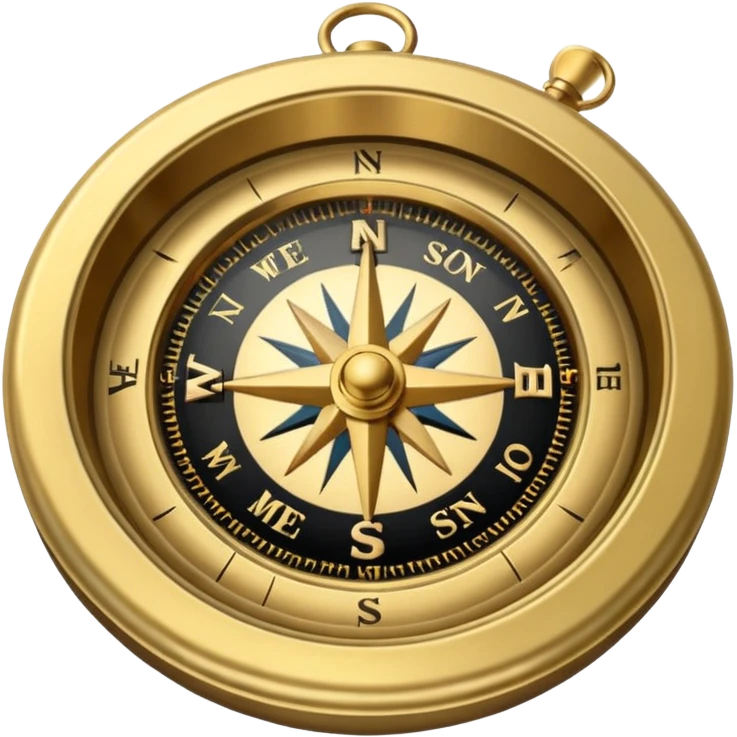 compass with mission emoji