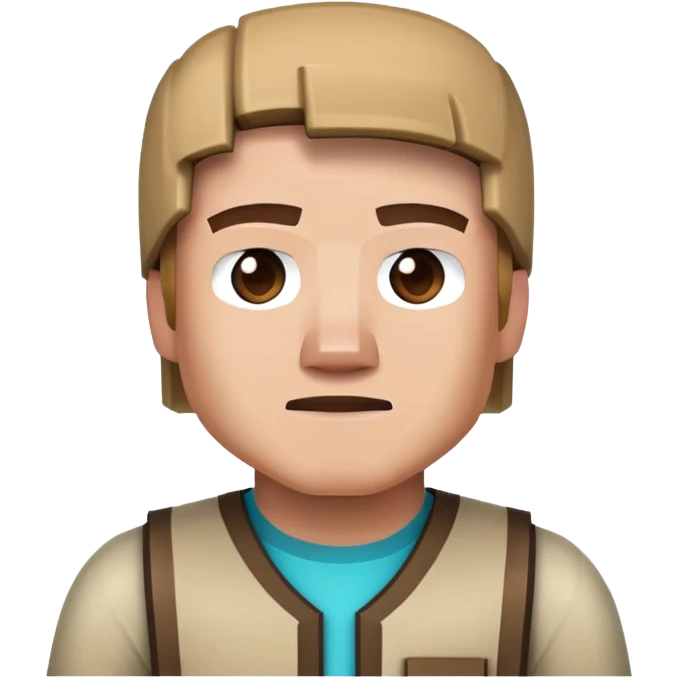 Steve from Minecraft  emoji