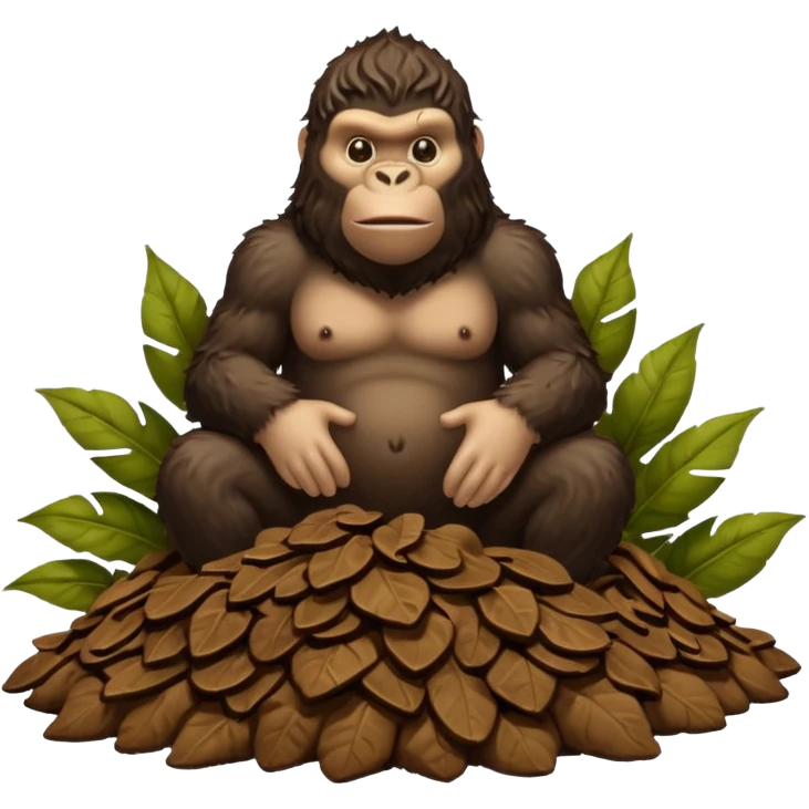 de un pedaso de caca de king kong y ponle de nombre lucy emoji