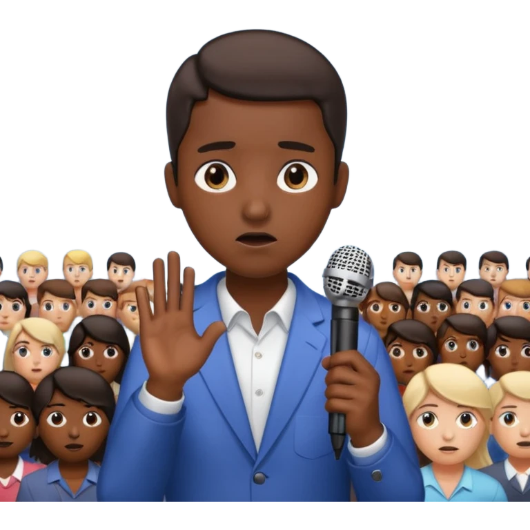 fear of public speaking  emoji