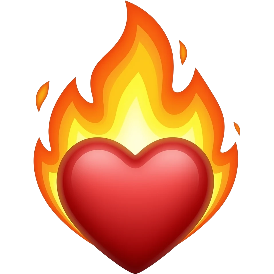 fire heart emoji
