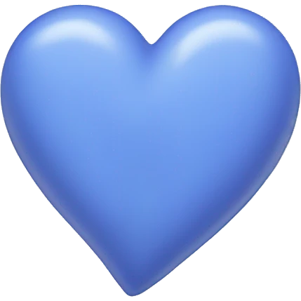 Periwinkle heart emoji emoji