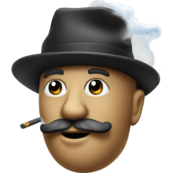 Vape with hat emoji