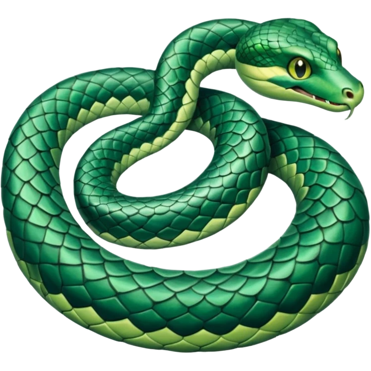 serpent green aqua emoji