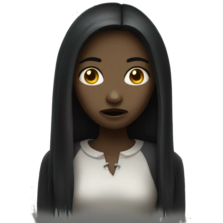 Horror girl  emoji