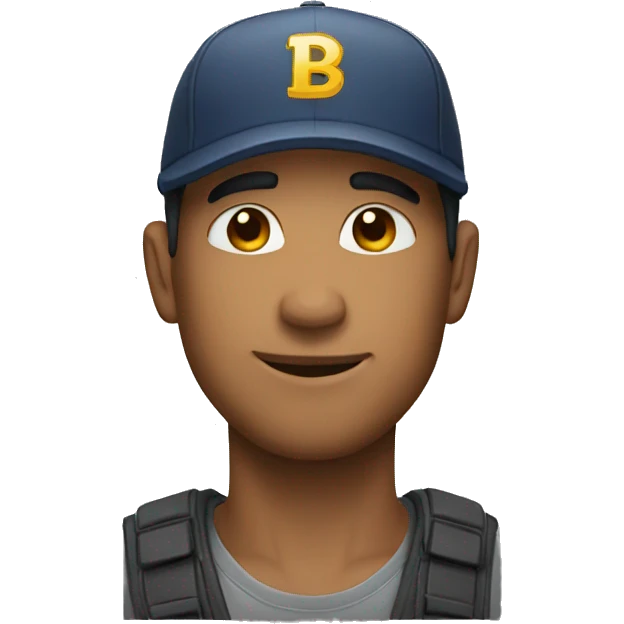 man with cap emoji