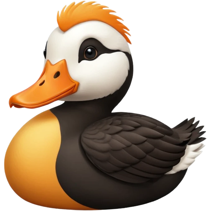 Can I get a king eider duck in the style of an apple emoji emoji