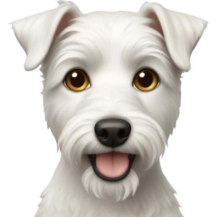 White terrier mix emoji