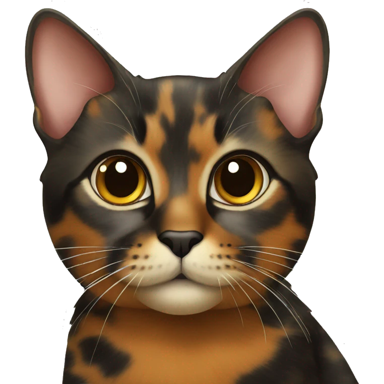 Tortoiseshell cat emoji