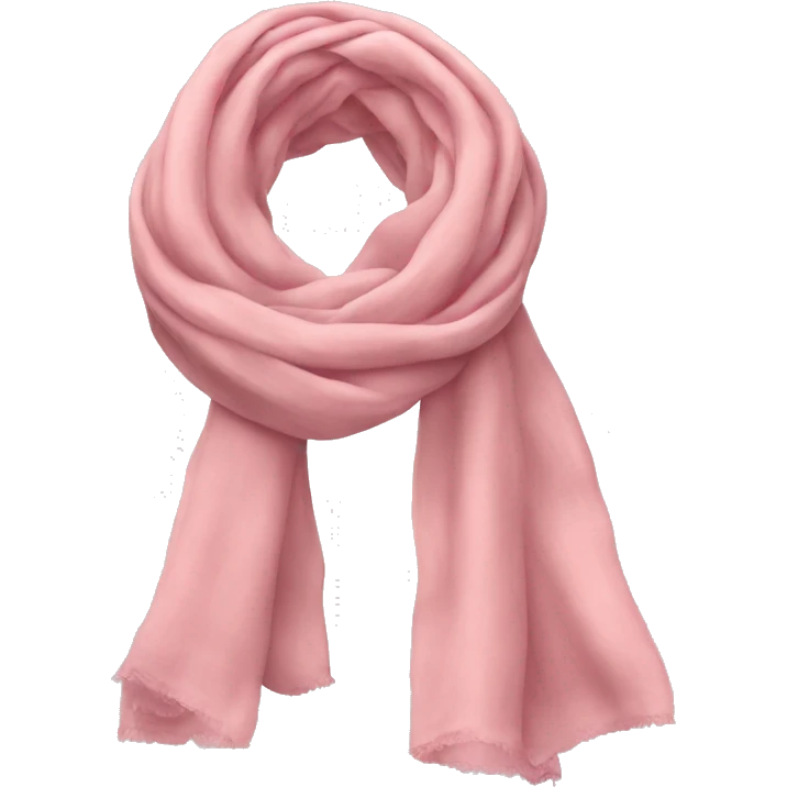 light rose Scarf emoji
