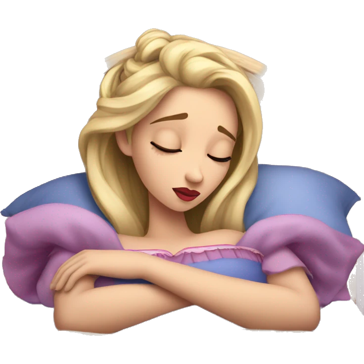 Sleeping beauty is ashamed of something Sleeping beauty is ashamed of something emoji