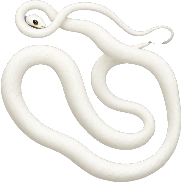 white snake emoji