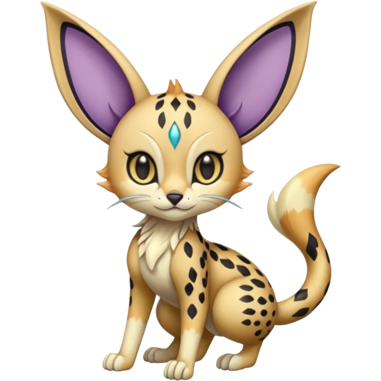 Big-eared Batty Meloetta-Serval-Cresselia-Palkia-Stitch-Fakémon-creature-hybrid emoji