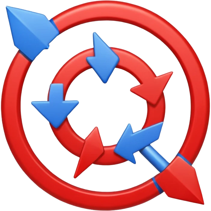 “Emoji symbolizing centripetal federalism, showing power moving from the central core outward, with a strong center and arrows expanding to the edges, flat emoji style, simple and clear, educational icon.” emoji