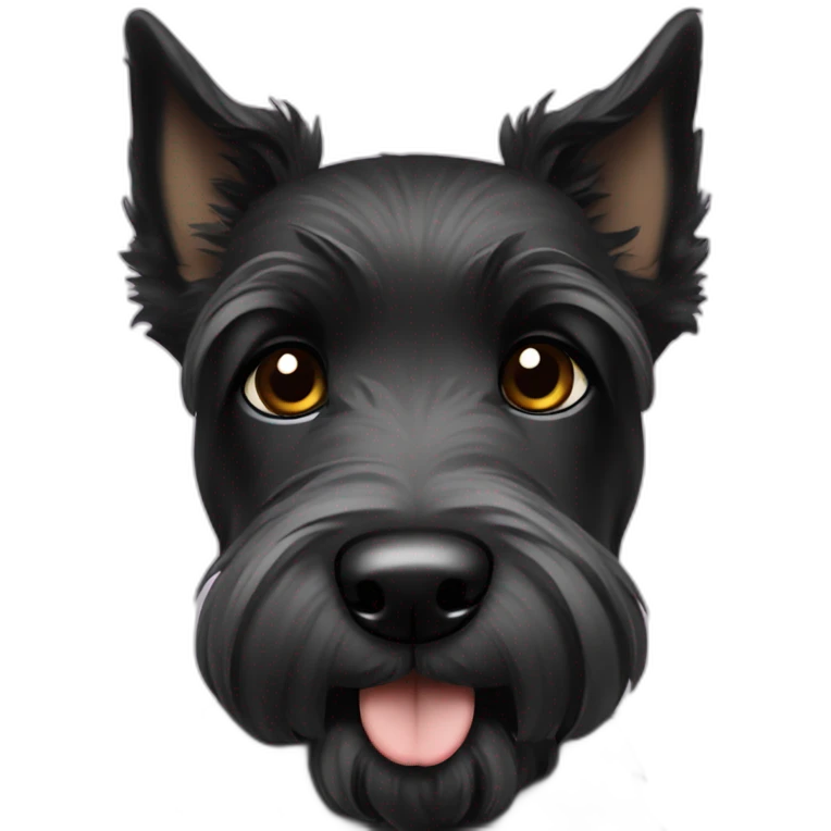 Black eyes Puppy Scottish terrier black eyes black emoji