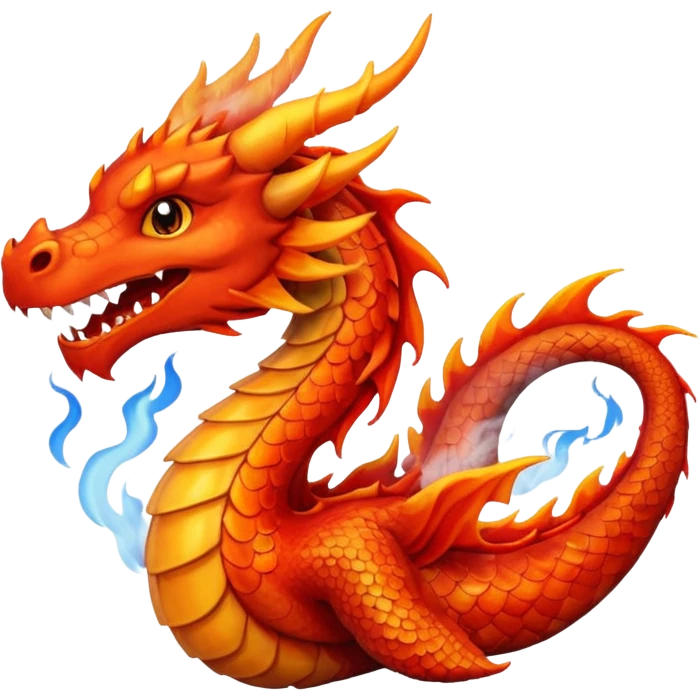 Fire dragon emoji
