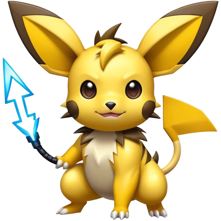 Shiny Colorful Pichu-Raichu-Zeraora emoji