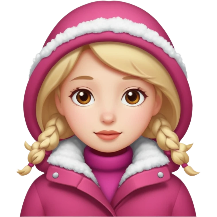 Lány hóba emoji