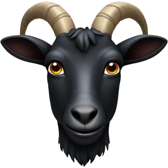 black goat head emoji