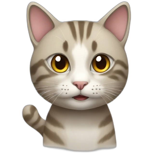 A cat play games emoji