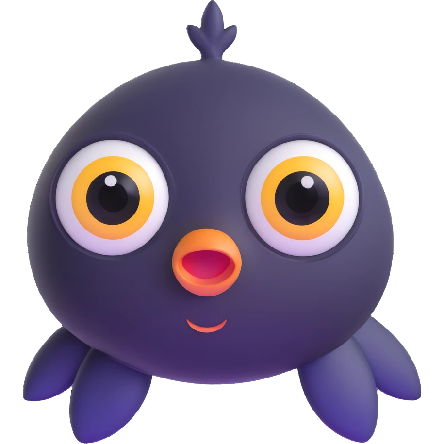 extremely cute creature with big watery eyes emoji