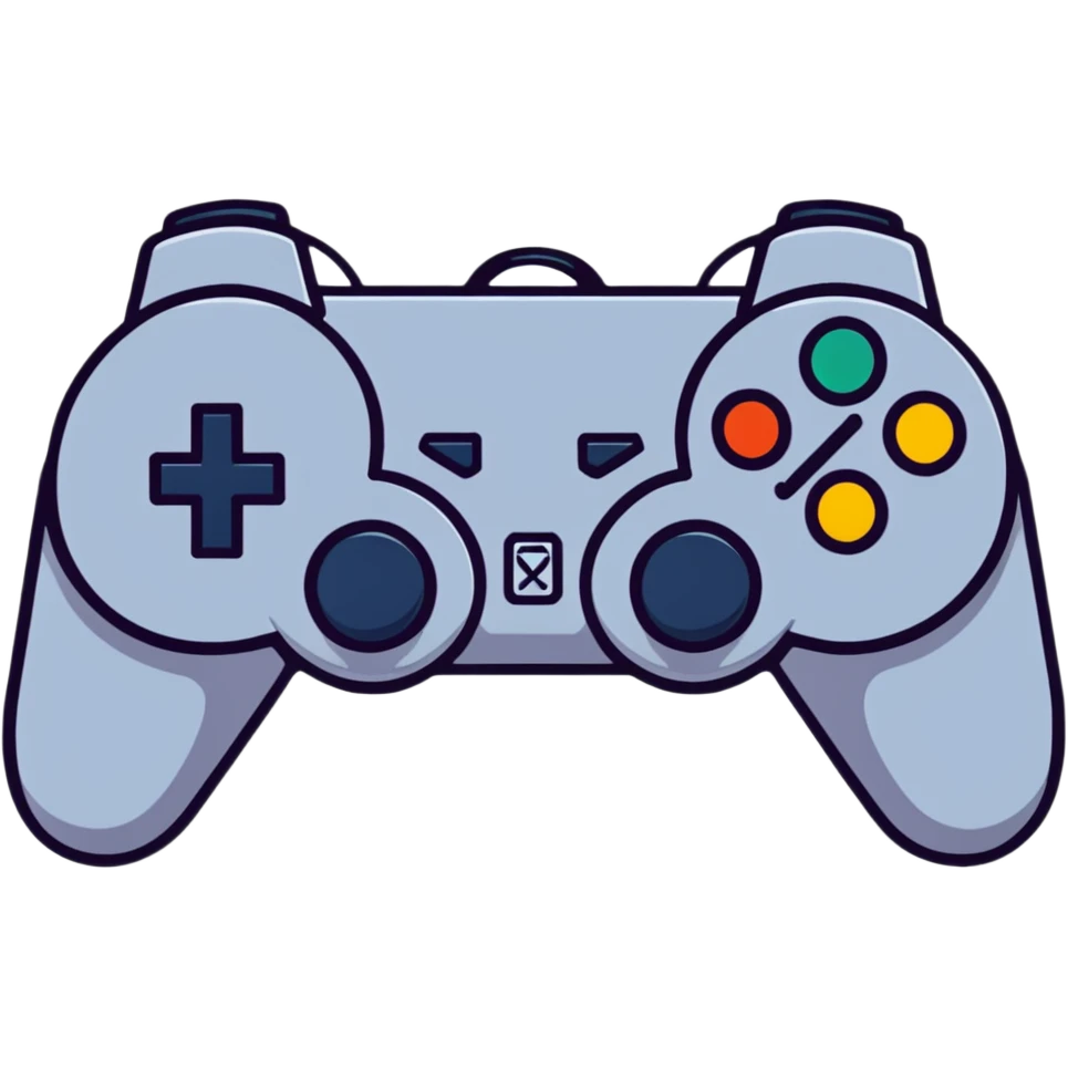 PlayStation 1 Controller Prototype Game emoji